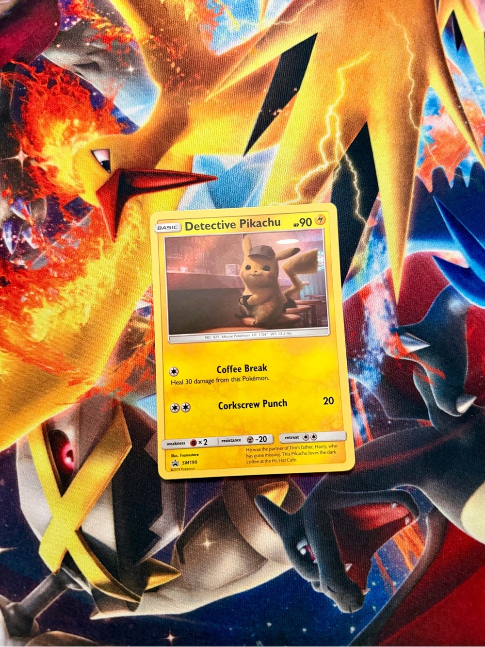 Pokemon Detective Pikachu holofoil promo
Card